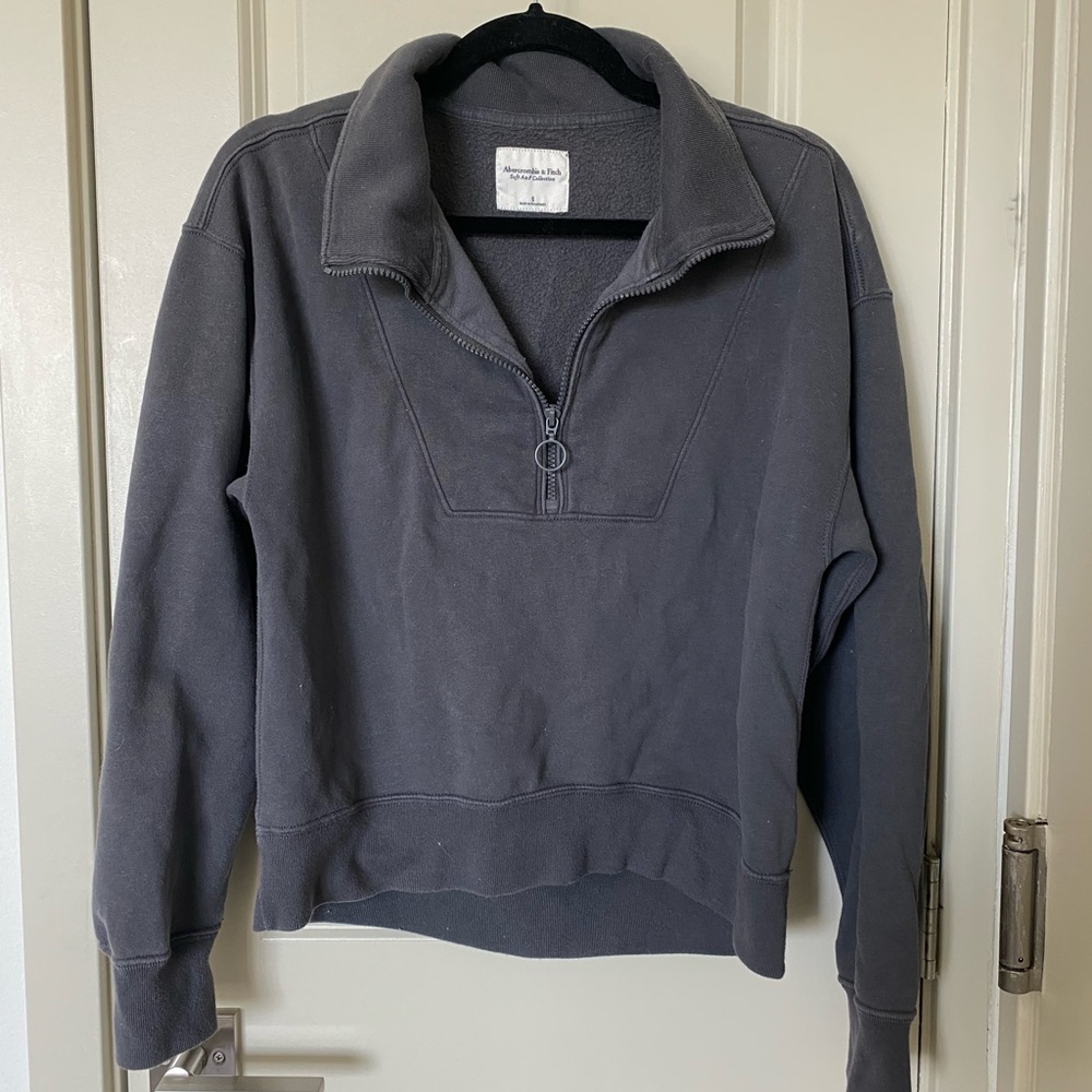 Abercrombie Quarter Zip Sweater